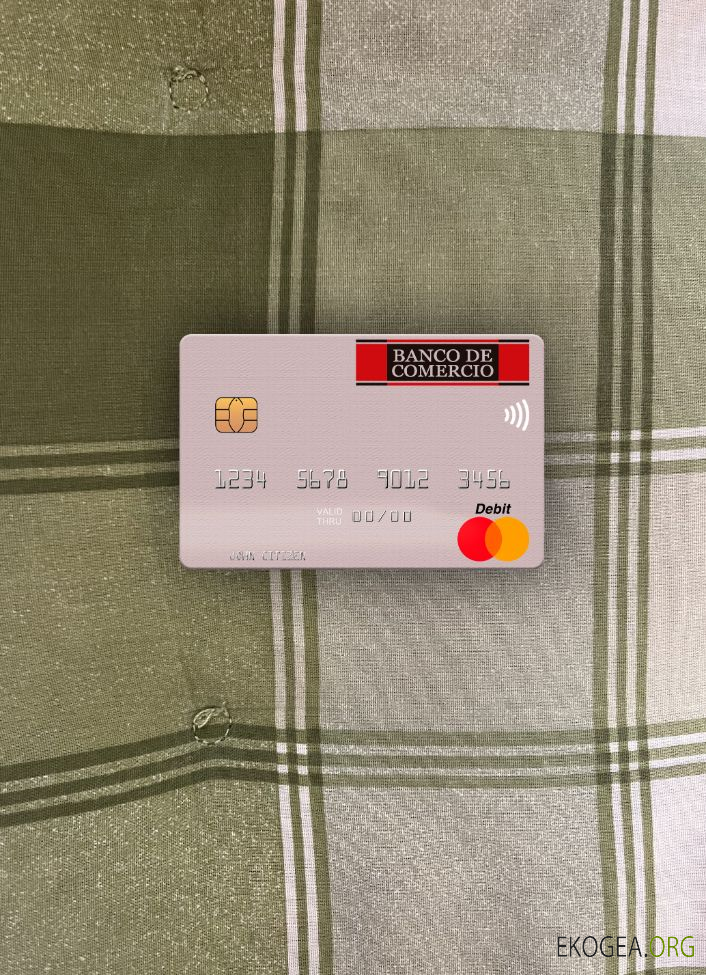 Pérou Banco de Comercio mastercard photolook recto